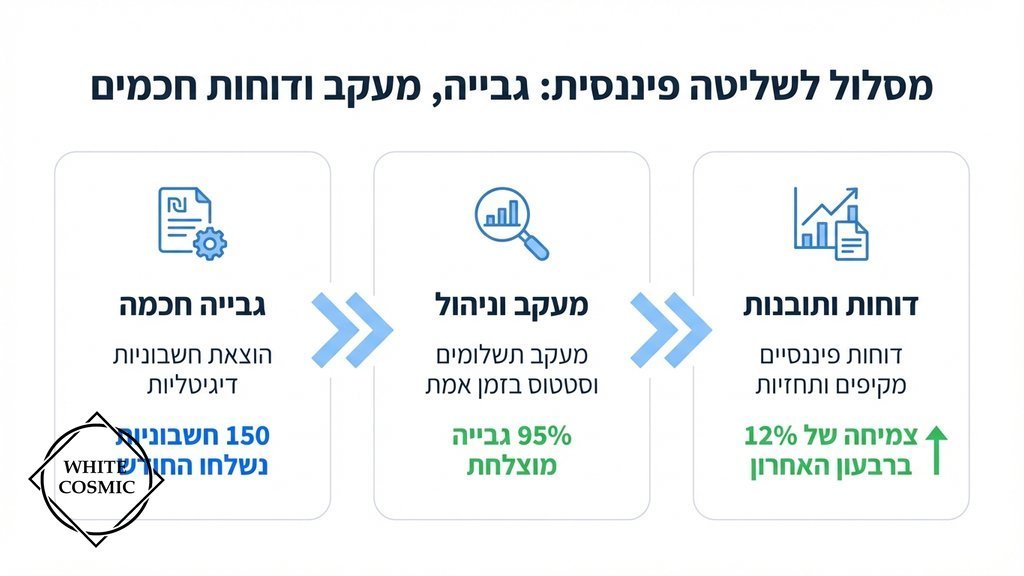גרפים ודוחות פיננסיים על גבי מסך דיגיטלי